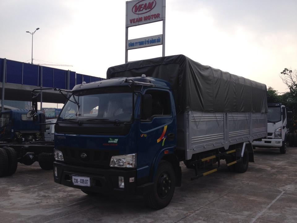 Xe tải 5 tấn - dưới 10 tấn 2016 - Hyundai VT750,tải trọng 7,36 tấn,thùng dài 6M,động cơ Hyundai 130PS