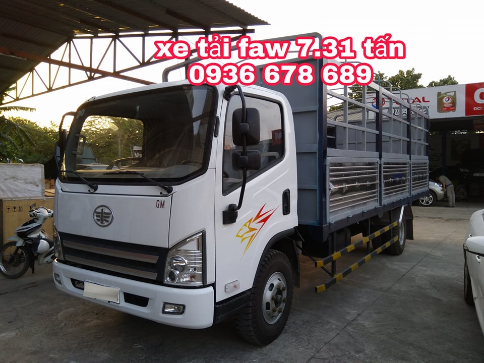 Xe tải faw 7,31 tấn giá rẻ nhất toàn quốc,thùng dài 6m25