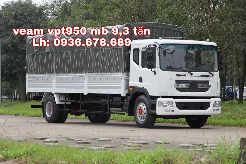 Xe tải Veam VPT950 9.3 tấn, thùng dài 7m6, giá tốt nhất, hỗ trợ trả góp