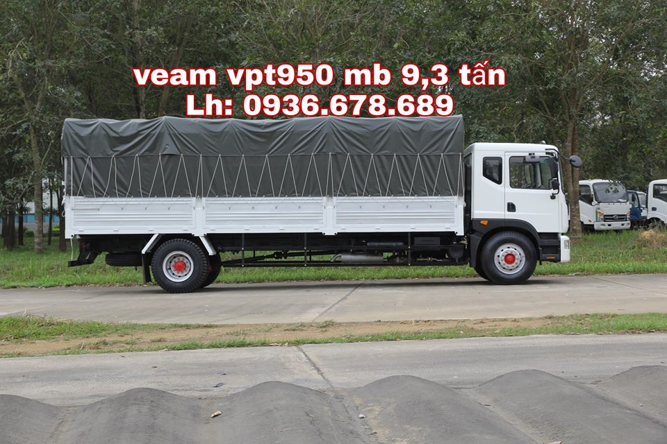 Xe tải Veam VPT950 9.3 tấn, thùng dài 7m6, giá tốt nhất, hỗ trợ trả góp