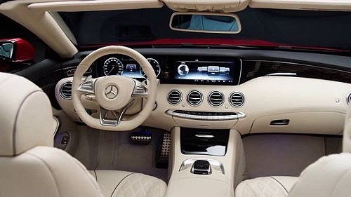 Nội thất được trang bị những tiện nghi siêu hiện đại của Mercedes S650 Maybach