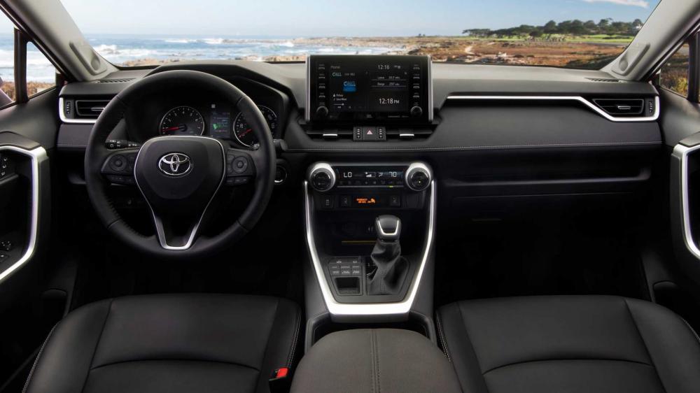 Trang bị nội thât hiện đại trên Toyota RAV4 2019