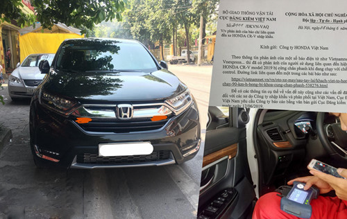 Honda Việt Nam giải thích nguyên nhân về sự cố chân phanh trên xe CR-V 2a