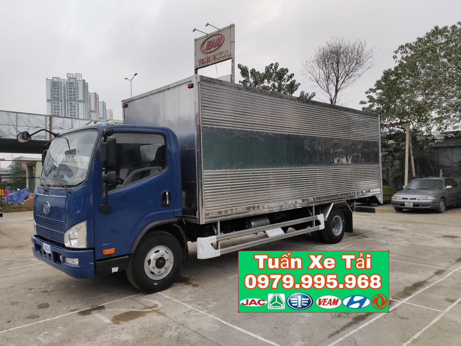 Howo La Dalat 2022 - Bán xe tải Faw 8 tấn thùng kín 6m25, động cơ Weichai 140PS