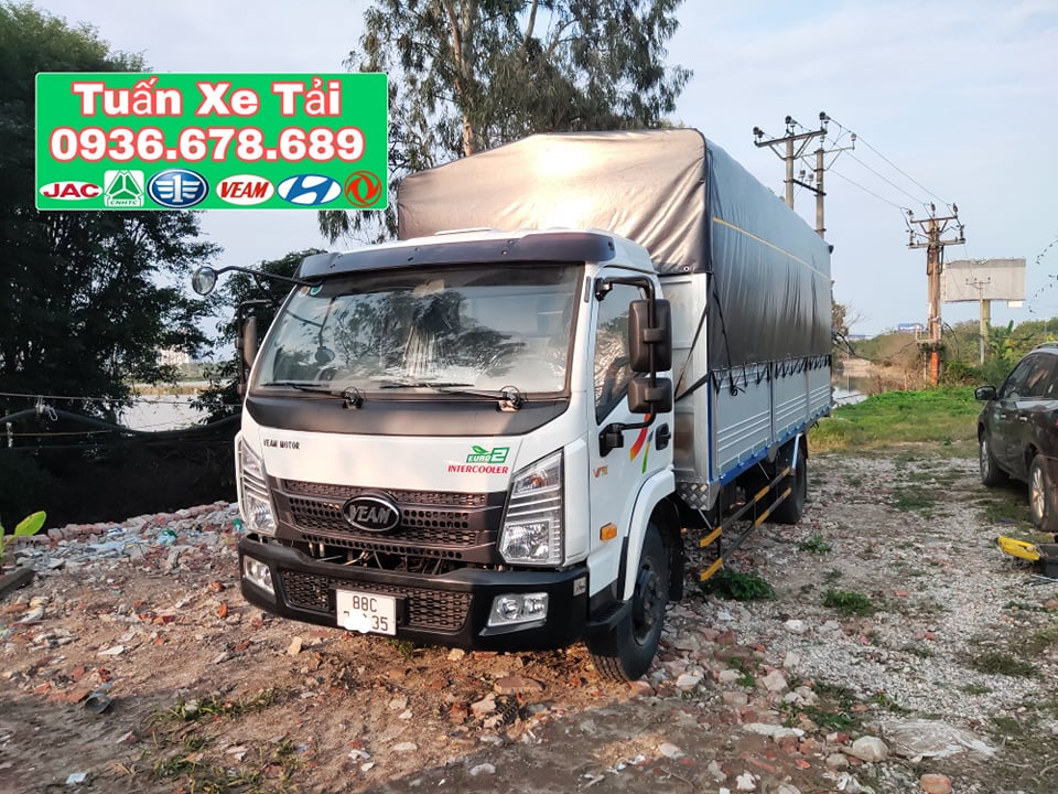 Hãng khác 2017 - Thanh lý xe Veam VT751 tải trọng 7.16 tấn, động cơ cầu số Hyundai