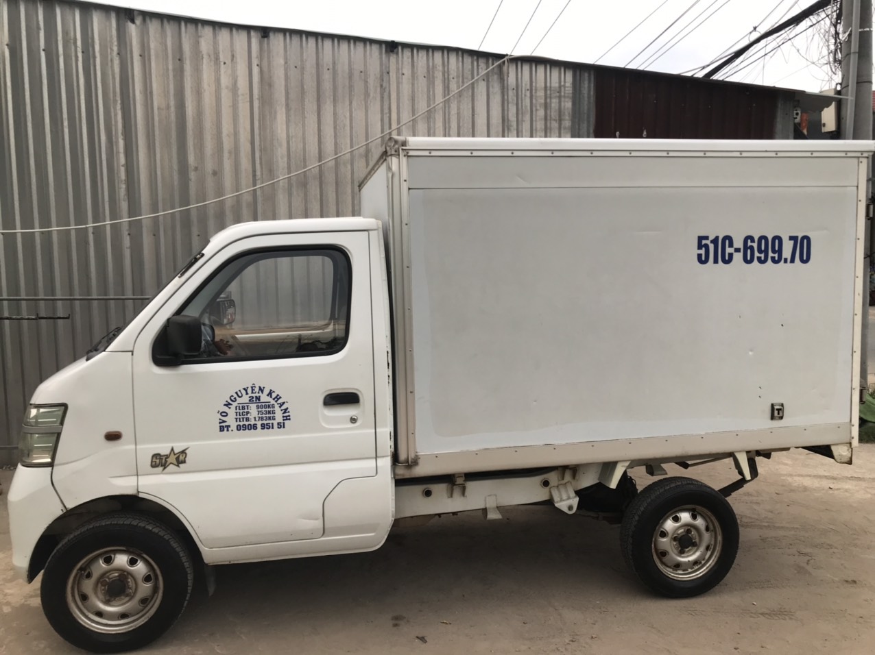 Xe tải 500kg - dưới 1 tấn 2015 - BÁN XE ÔTÔ TẢI ( THÙNG KÍN )SX: 2015 - GIÁ 76 TRIỆU TẠI TÂN UYÊN - BÌNH DƯƠNG.