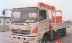 Xe chuyên dùng Xe tải cẩu 2016 - Cần bán xe tải cẩu Hino FC9JJSW 6 tấn gắn cần cẩu 2016 giá 770 triệu
