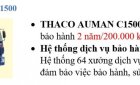Thaco AUMAN 2017 - Xe 3 chân 15 tấn, xe 3 chân 15 tấn giò rút, xe 3 chân cầu rút, xe 3 chân Thaco Auman 15 tấn giá rẻ nhất