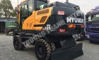 Xe chuyên dùng Máy xúc HW145 2017 - Máy xúc đào bánh lốp Hyundai HW145 sản xuất 2017 mới 100%