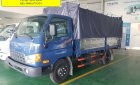 Thaco HYUNDAI HD650 2017 - Bán xe Thaco Hyundai HD650 màu xanh, thùng lửng 2017