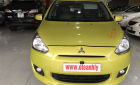 Mitsubishi Mirage 2014 - Cần bán xe Mitsubishi Mirage 2014, màu vàng, xe nhập, số tự động
