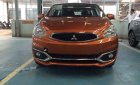 Mitsubishi Mirage MT 2017 - Bán Mitsubishi Mirage màu cam, xe nhập khẩu, siêu lợi xăng, hỗ trợ trả góp, LH 0911477123