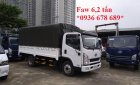 Howo La Dalat 2017 - Đại lý xe tải Faw 6.2 tấn / Faw 6,2 tấn thùng dài 4m3 / giá tốt nhất toàn quốc