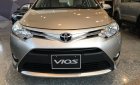 Toyota Vios 1.5E MT 2018 - Bán xe Toyota Vios 2018 1.5E MT số sàn, màu bạc, ưu đãi giảm tiền mặt, tặng phụ kiện giá trị, tài trợ 80%, lãi suất tốt