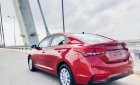 Hyundai Accent AT 2018 - Bán ô tô Hyundai Accent sản xuất 2018 màu đỏ, số tự động 499tr, LH: 0947.647.688