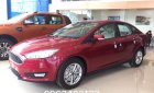 Ford Focus Trend 2018 - Bán xe Ford Focus Trend 4 cửa màu đỏ, hỗ trợ trả góp 80% tại Vĩnh Phúc