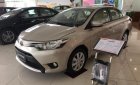 Toyota Vios 1.5E 2018 - Cần bán Toyota Vios 1.5E sản xuất 2018, màu ghi vàng