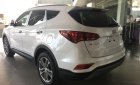 Hyundai Santa Fe 2.2L 4WD 2018 - Bán Hyundai Santa Fe 2.2L 4WD full dầu 2018, màu trắng giao ngay