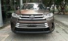 Toyota Highlander LE  2018 - Bán xe Toyota Highlander 2018, màu nâu, xe nhập