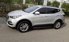 Hyundai Santa Fe 2017 - Cần bán xe Hyundai Santa Fe 2017 màu bạc 2.4 tự động, máy xăng