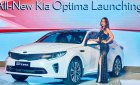 Kia Optima 2.0GAT 2018 - Bán Kia Optima 2.0 GAT, màu trắng - Hỗ trợ trả góp lên đến 80%