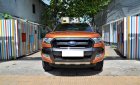 Ford Ranger  Wildtrak 3.2 AT 4x4 2017 - Bán Ford Ranger Wildtrak 3.2 AT 4x4 sản xuất 2017 màu vàng cam, biển Hà Nội