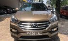 Hyundai Santa Fe   2.4AT 4WD    2018 - Bán Hyundai Santa Fe màu nâu, máy xăng, hai cầu bản đủ 2018