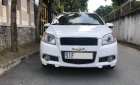 Chevrolet Aveo LT 2015 - Em bán Chevrolet Aveo 2015 số sàn, màu trắng cọp