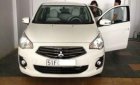 Mitsubishi Attrage   2015 - Bán xe Mitsubishi Attrage đời 2015, màu trắng, số sàn, 355 triệu