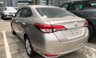 Toyota Vios 1.5E CVT 2018 - Bán xe Toyota Vios 1.5E CVT đời 2018, màu vàng