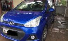 Hyundai Grand i10   1.0 MT Base 2014 - Cần bán gấp Hyundai Grand i10 1.0 MT Base sản xuất năm 2014, màu xanh lam, nhập khẩu, giá chỉ 250 triệu