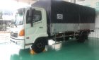 Hino 500 Series 2017 - Bán xe tải mui bạt Hino 6 tấn thùng dài 5,6m đời 2017, màu trắng giá mềm