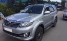 Toyota Fortuner 2.7V 4X2 AT 2016 - Cần bán Toyota Fortuner 2.7V 4X2 AT sản xuất 2016, màu bạc số tự động