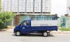 Xe tải 500kg - dưới 1 tấn   2018 - Bán ô tô xe tải 990kg thùng bạt đời 2018, màu xanh lam