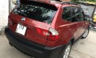 BMW X3 2.5i 2004 - Bán ô tô BMW X3 2.5i sản xuất năm 2004, màu đỏ, nhập khẩu, 295 triệu