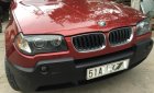 BMW X3 250i 2004 - Bán xe BMW X3 2.5i đăng ký 2008, màu đỏ, xe nhập