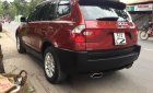 BMW X3 250i 2004 - Bán xe BMW X3 2.5i đăng ký 2008, màu đỏ, xe nhập