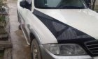 Ssangyong Musso   2000 - Cần bán gấp Ssangyong Musso đời 2000, màu trắng, nhập khẩu, máy móc ổn định