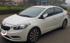 Kia K3 1.6 AT 2014 - Cần bán Kia K3 1.6 AT 2014, màu trắng chính chủ, giá tốt