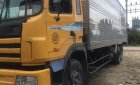 Xe tải Trên 10 tấn 2013 - Bán xe tải 3 chân thùng kín JAC cũ, thùng rất dài 9,7m cao 2,6m, lốp mới cả giàn