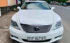 Lexus LS 2010 - Bán xe Lexus LS460L sản xuất 2010 màu trắng, 5 ghế có matxa, rada, nâng hạ gầm