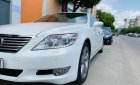 Lexus LS 2010 - Bán xe Lexus LS460L sản xuất 2010 màu trắng, 5 ghế có matxa, rada, nâng hạ gầm