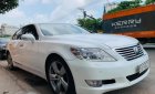 Lexus LS 2010 - Bán xe Lexus LS460L sản xuất 2010 màu trắng, 5 ghế có matxa, rada, nâng hạ gầm