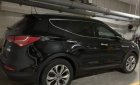 Hyundai Santa Fe   2015 - Bán xe Hyundai Santa Fe 2015 màu đen máy dầu, bản đặc biệt 2 cầu có cửa sổ trời