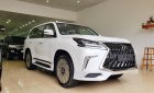 Lexus LX 2019 - Bán Lexus LX 570S Super Sport sản xuất 2019 màu trắng nội thất nâu