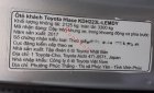 Toyota Hiace 3.0 2017 - Cần bán Toyota Hiace 3.0 sản xuất năm 2017, màu bạc, xe nhập