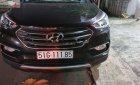 Hyundai Santa Fe   2017 - Bán Hyundai Santa Fe 2.4L năm sản xuất 2017, màu nâu, ít sử dụng