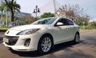 Mazda 3 2012 - Cần bán gấp Mazda 3 1.6 MT sản xuất năm 2012, màu trắng số sàn, giá chỉ 365 triệu