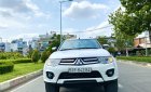 Mitsubishi Pajero Sport 4x2 MT 2017 - Cần bán Mitsubishi Pajero Sport 4x2 MT sản xuất 2017, màu trắng, xe như mới