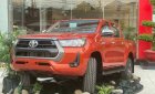 Toyota Hilux 2.4 4x2 AT 2021 - Toyota Hilux 2.4 AT 4X2 màu đỏ cam giao ngay tháng 11